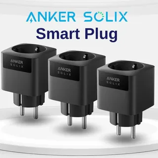 Anker SOLIX Smart Plug, WLAN-Steckdose App Fernbedienung für Anker PRO / Plus - 3er Set
