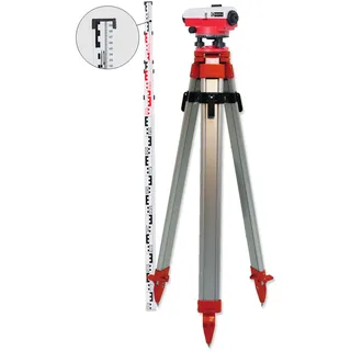 Nivellier-Set NAL32 V2 inklusive Stativ und Messlatte