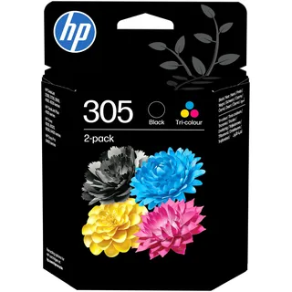 HP 305 schwarz + CMY