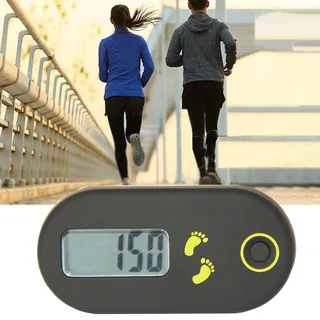 Wyfcr Mini-Schrittzähler mit ultra-niedrigem Energieverbrauch, genaue Fitness-Anzeige für Senioren, Männer und Frauen