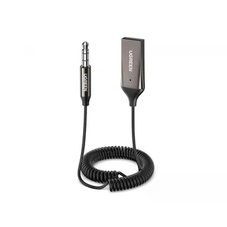 UGREEN Bluetooth Car Receiver Aux With Mic (Space Grey)