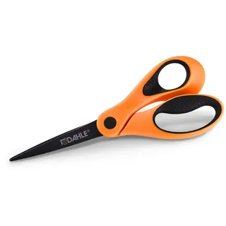 DAHLE Color ID Papierschere (für Rechtshänder, 21 cm) funny orange