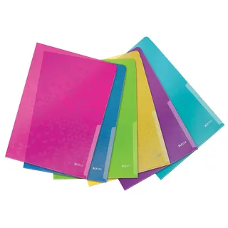 Leitz Sichthülle DIN A4 PP Farbig sortiert 6 St.