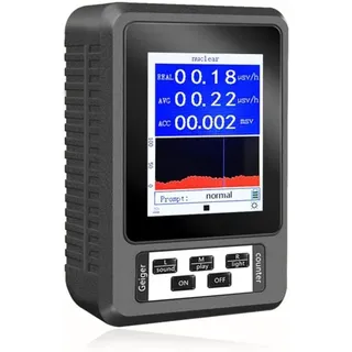 Geigerzähler – Dosimeter Strahlungsdetektor zur Messung von β、Y Radioaktivität, Röntgenerkennung, schwarz XR1-B black