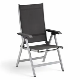 Kettler BasicPlus Multipositionssessel 61 x 65 x 109 cm silber/anthrazit klappbar