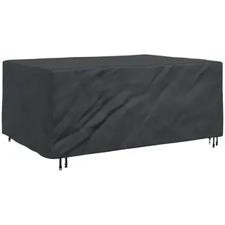 vidaXL Gartenmöbelabdeckung Schwarz 210 x 130 x 70 cm 600D