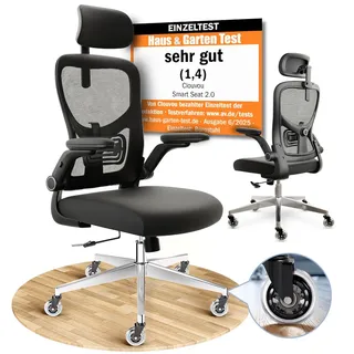 clouvou SmartSeat Ergonomisch Schwarz