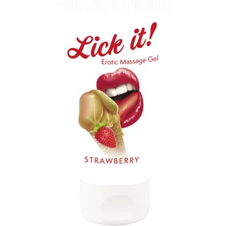 Orion Gel Erotic Massage Gel "Strawberry" mit Erdbeer-Aroma,