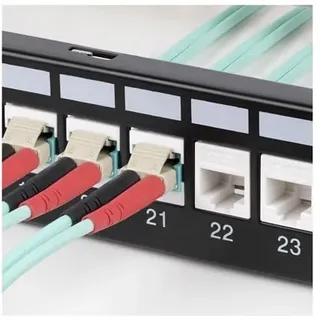 LC to LC Coupler LC Fiber Coupler LC/UPC Keystone Jack Fiber Optic LC Keystone Coupler for Patch Panel - LC to LC Duplex (DMFKSLCLCCOUPLER) - network coupler - white - Weiß