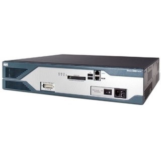 Cisco 2851, 10, 100, 1000 Mbit/Sek, 10/100/1000Base-T(X), Ethernet (RJ-45), IOS, 128-bit AES, 192-bit AES, 256-bit AES, 3DES, DES, 2U - Schwarz/Blau/Silber