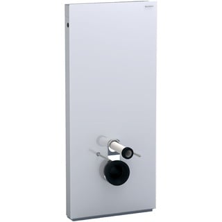 Geberit Monolith Sanitärmodul für Wand-WC, 114cm, Glas weiß