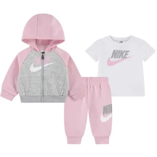 Nike Kids Nike Baby - Jungen Nkn Color Blocked Hbr Jogger Shirt, Medium Soft Pink, 2 Jahre