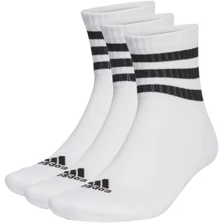 adidas 3-Streifen Cushioned Sportswear Low-Cut Socken 3 Paar White / Black 28-30
