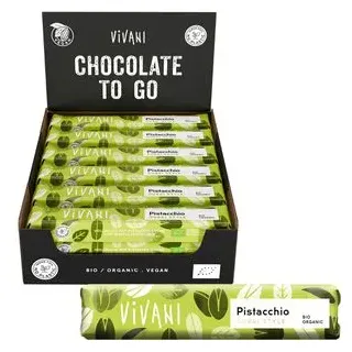 Vivani Pistacchio Dubai Style Schokoriegel bio
