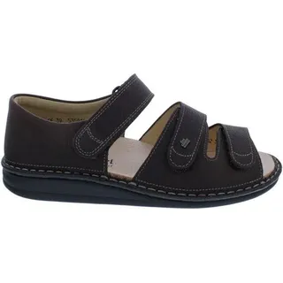 Finn Comfort Sandale Baltrum 1518-830445, Glattleder, Dunkelbraun, Fußbett zum Wechseln 39 - Braun - 39