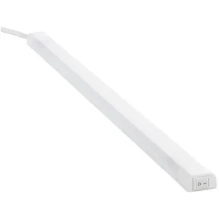 sebson LED Unterbauleuchte 50cm, LED Leiste 8W, 700lm, 4000K, LED Lichtleiste mit Stecker & Schalter 230V, Netzstrom, Länge: 50 cm