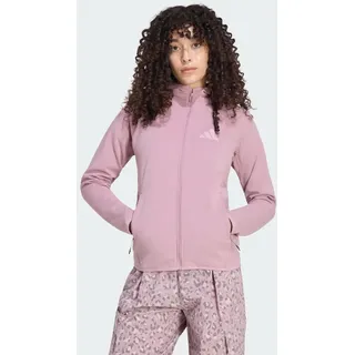 adidas Terrex Xperior Fleece-Kapuzenjacke Lila S