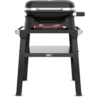 Weber LUMIN Elektrogrill mit Stand 2026 schwarz