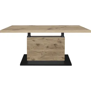 Mäusbacher Lift Couchtisch Schwarz Eiche 120 x 49-68 x 70 cm