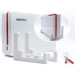 Wandhalterung Halter für Fritz!Box 5690 Pro – Halterung aus Kunststoff für Fritzbox 5690 Pro Fiber Router