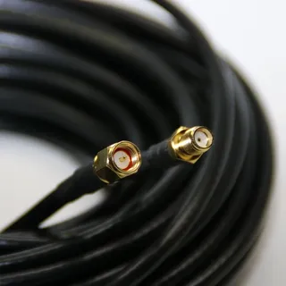 Wittenberg Antennen Verlängerungskabel SMA-Stecker/SMA-Buchse 3 m Schwarz