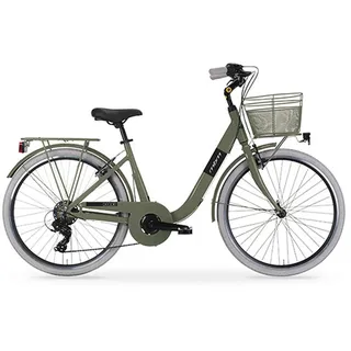 MBM Citybike PEOPLE Lady 26 Zoll RH 43 cm Damen oliv