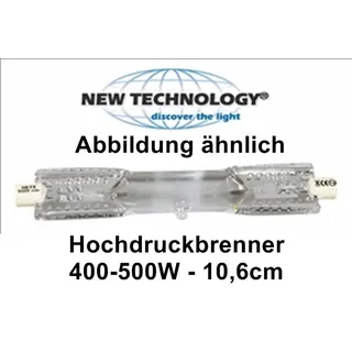 Hochdruckbrenner 400-500W, beidseitig gesockelt, 10,6 cm