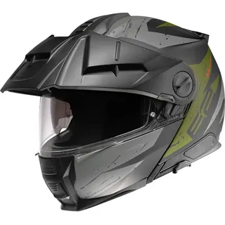 Schuberth E2 Explorer Klapphelm - Matt Schwarz/Grau/Grün - XL