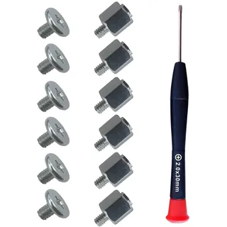 12 Stück PC Schrauben Set M.2 SSD NVMe Schrauben mit Schraubendreher Kompatibel mit ASUS Hauptplatine Motherboard