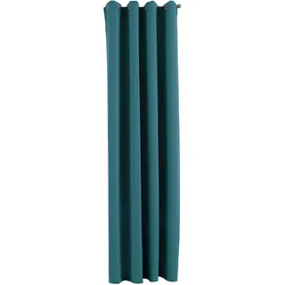 Gardinenbox Newyork Ösen 140 x 225 cm Petrol 1er-Pack