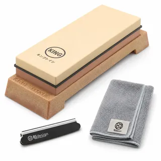 BJDesign King Schleifstein-Set, Körnung 1000/6000, hergestellt in Japan, 4 Stück
