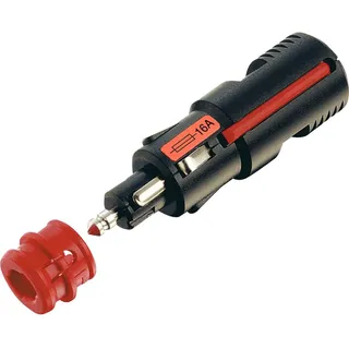 ProCar Sicherheits-Universalstecker Belastbarkeit Strom max.=16 A Passend für (Details) Zigarettenanzünder- und Normsteckdosen 12 V, 24 V