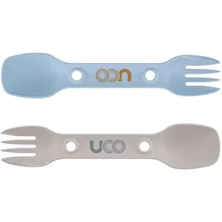UCO Utility Spork, blau/beige, 2er Set