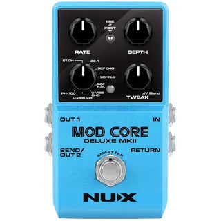 NU-X | Mod Core Deluxe mkII Pedal mit neuen Effektmodellen, Signal- und Routing-Optionen