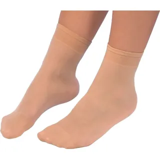 Diabetiker-Söckchen, 5er-Sparset - Beige - Einheitsgröße