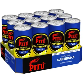 PITÚ Premium Caipirinha 0.0% (12 x 0.33 l)