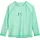 Unisex Kinder Langarmshirt Rash-Guard-Shirt Lang Mint Surfbrett 74/80 cm 74-80