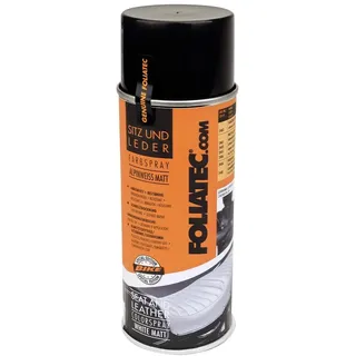 FoliaTec Sitz und Leder Farbspray Lack Spray für Auto Motorrad Leder und Kunstleder, alpinweiss matt, 400 ml