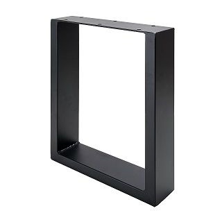 Hettich Bankgestell U 40 x 30 cm Stahl schwarz - 1 Stück