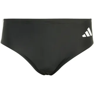 adidas 3-Streifen Badehose Black / White S