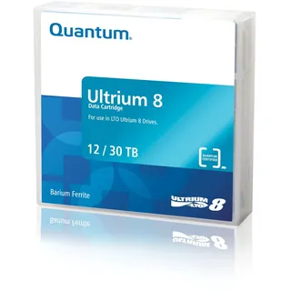Quantum LTO8 Tape - 12 TB, Schwarz, Tape, 360 MB/s, 10.000 Stunden