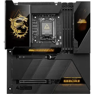 MSI MEG Z890 Godlike E-ATX Mainboard LGA 1851, Intel Z890, 256 GB RAM, 7.1 HD Audio, WLAN, DDR5