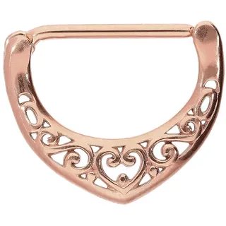 PIERCINGLINE Chirurgenstahl Nippelpiercing Clicker ORIENTALISCH