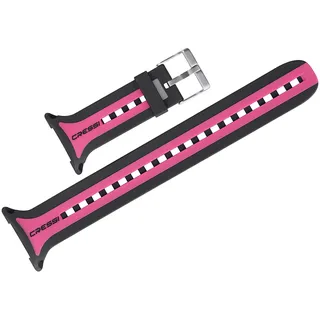 Cressi Armband Für Tauchen Computer Strap Leonardo, Schwarz/Rosa, KZ770040
