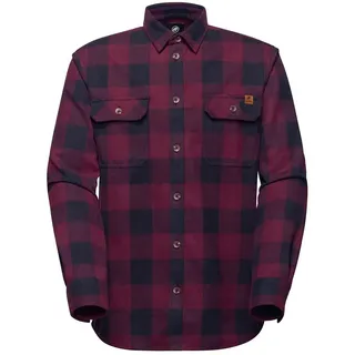 Mammut Tamaro Langarmhemd - Vin / Black - XL