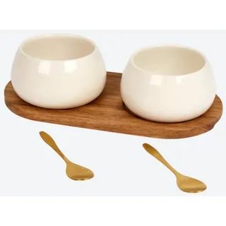 Spectrum Servierschüssel Beau Vivre Servierset 5 tlg. weiß