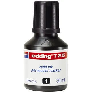 edding Nachfülltinte T 25 30 ml Schwarz