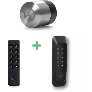 Smart Lock Pro (5. Gen) + Keypad 2 + gratis Wandhalterung - mit Witterungsschutz