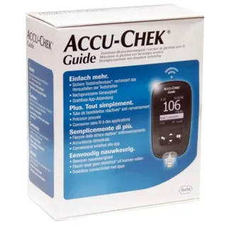 Accu-chek Guide Mg/dl Meter On