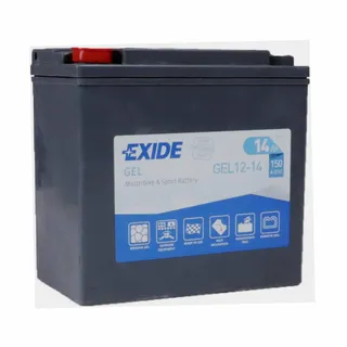 Exide G14 Bike Gel Motorradbatterie 12V 14Ah YTX14-BS DIN 51214